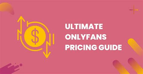 how to set prices on onlyfans|Complete OnlyFans Pricing Guide: How Much Should。